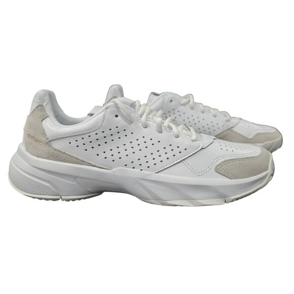 Adidas CourtJam Control 3 Premium Men\'s Size 10 (Women\'s 11) Triple White JI4235 main image 5